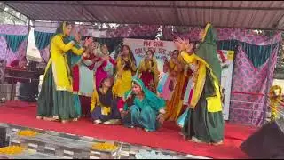 Shan e punjab Gidha by students of GGSS school, kalka road Rajpura.