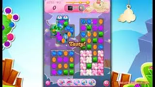 Candy Crush Saga Level 6392 - Without paying for Boosters Gameplay
