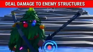 Deal Damage to Enemy Structures - Fortnite REMEDY VS TOXIN Mission Purple Style Fortnite