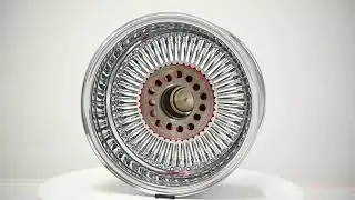 LA Wire Wheels Standard 100 Spoke Straight Lace Chrome #WW003
