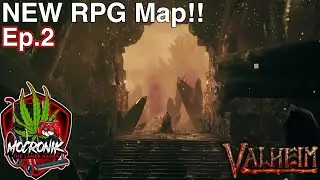 NEW RPG Map!! - Ep.2: Bridge To Elder? | Valheim Co-Op Server