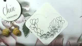 ［Chin禪繞］PE118 中秋節快樂［114.10.01］阿蓮農會禪繞課第四堂［簡單禪繞中秋祝福卡］