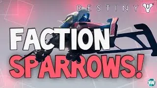 Destiny Faction Sparrows! New Rise of Iron Gear, Weapons, Ghost Shells!