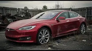 ASMR Car Restoration! Full Restoration 2019 Tesla Model S Forgotten Car &rarr; Fully Cleaned & Polished