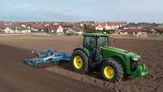 John Deere 8285R - stubble cultivators Lemken