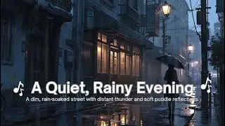 A Quiet, Rainy Evening: Soothing Piano & Strings for Peaceful Reflection 🎹🌧️