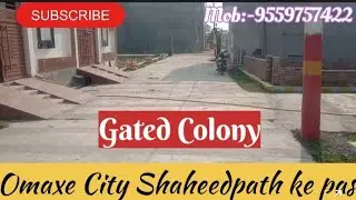 🏠Primium Plots Available in Gated Colony near Omaxe City & Shaheedpath & Biznaur Road Lko-9559757422
