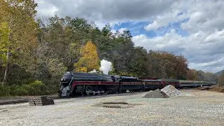 N&W J611-19 (Excursion/Passenger) Arriving Goshen VA