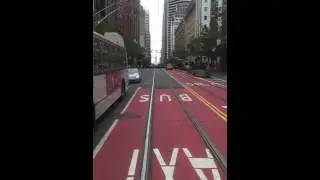 Market Street from the 5 Fulton Bus (which breaks down at the end)