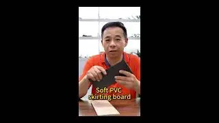 soft PVC skirting board extruded PVC skirting #plasticextrusion #PVCskirting #pvctrunking