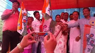 TMC joining... Banarhat no II GP all members with Pradhan..