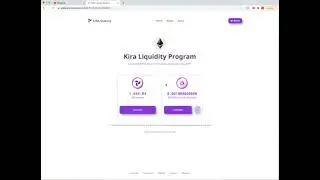 How to Unstake Kira Kex LP tokens from staking program