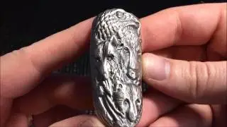 Bison Bullion Poured Silver Totem