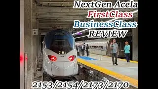 NextGen Acela Debut Ride | First Class & Business Class Review| ALL 4 Trains #NextGenAcela