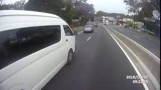 Epping Road  - Another dickhead not checking blind spots