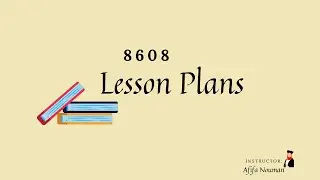 Manual teaching practice 2 | 8608 | | lesson plan | | introduction | | b.ed |  | aiou |