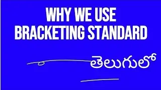 Why we use bracketing standard in analysis???