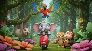 Wheels on the Scooter 🛴🎶 | Fun Vehicle & Nursery Rhymes for Kids, Baby Songs & Toddler Sing-Along 🚦🎵