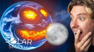 Earth eats the moon! (solar smash)