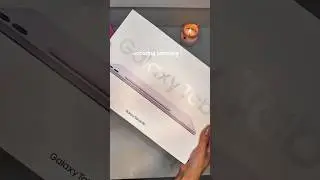 Unboxing Galaxy Tab s9 SE plus lavanda para estudos 🌷✨📖 | unboxing tablet asmr