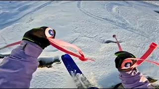 BIG SENDS and Freeride Skiing in ST-LUC/CHANDOLIN!!! Gaps, Tricks and Offpiste Skiing (#3)