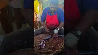 KASIMEDU SPEED SELVAM 30 sec Seer fish cutting challenge #selvamfastcutting
