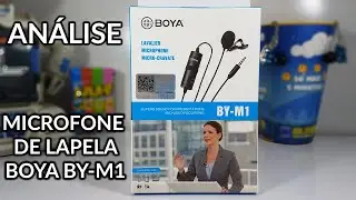 Microfone de lapela Boya By-M1 Usetec