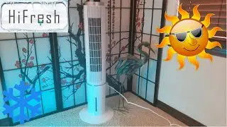 Испарительный вентилятор HIFRESH | Портативный охладитель воздуха для жарких летних ночей