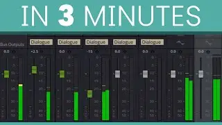 DaVinci Resolve Fairlight Bussing In 3 Minutes