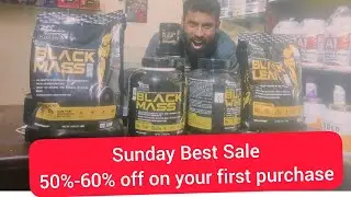 Sunday Super Sale, Upto 50%-55% off on Your First Purchase Black Nutrition. Order 7011052550