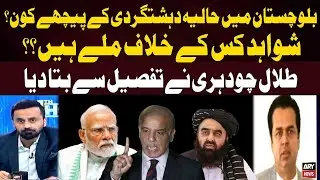 Who Is Behind the Recent Terrorism in Balochistan? Evidence Revealed, Says Talal Chaudhry