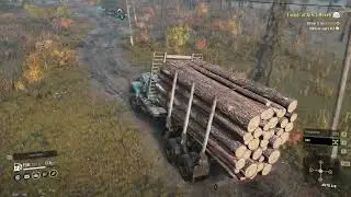 SnowRunner   79 7   Timber at Arms Reach    Deliver to the Sawmill Medium Logs   Final
