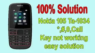 Nokia 105 Ta1034 *,0,#,call button keypad solution | Nokia105 keypad jumper
