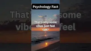 Psychology Fact: Your brain can sense danger before you see it