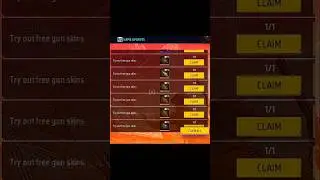 All legendary Gun skins for 7 Days #freefire #shorts claim it Before it Ends 🫡