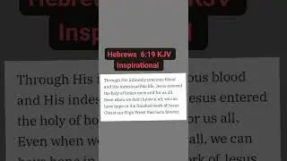 Is your faith anchored in Jesus Christ #Hebrews6 #Jesus #love #scripture #verseaday #anchor #faith