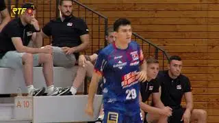 Sport mit Handball vom HBW Balingen-Weilstetten und Fu&szlig;ball mit dem SSV Reutlingen