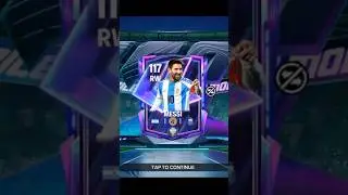 I got 117 Rated Messi card 🔥✨#fcmobile #flashback #fcmobile26 #messi