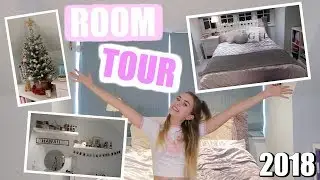 ROOM TOUR 2018 | GLAM + GIRLY BEDROOM TRANSFORMATION