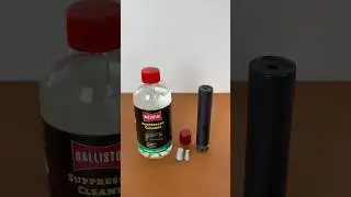 Cleaning A Banish 22 Suppressor With Ballistol Suppressor Cleaner