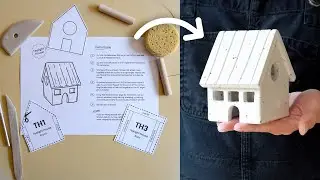 How to slab-build a tealight house (with templates!)