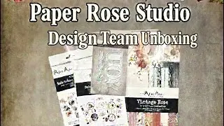 Распаковка Paper Rose Studio | Винтажная роза