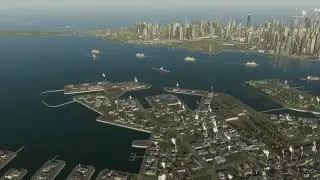 Cities Skylines 2 - I Built a Massive Harbor in Vanilla