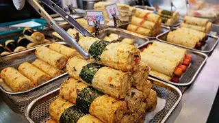 Amazing Master's Making Handmade Fish Cake!!!There are 12 kinds of fish cakes!!!Clean oil!!!