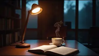 Late Night Study Jazz 📖 Warm Desk Lamp Ambience for Focus | 42 Minutes