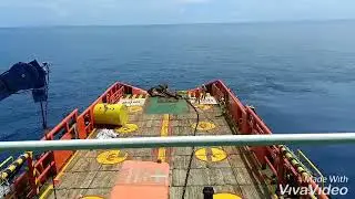 Anchor handling / anchor job deploy mooring buoy anchor