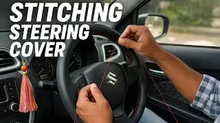 How to stitch steering wheel cover ?