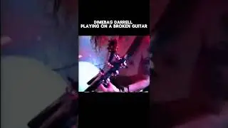 Dimebag Darrell Plays a Broken Guitar and Still Sounds Better Than Everyone 🤘