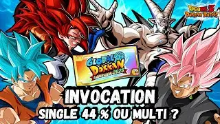 Choix DIFFICILE ? SINGLE &agrave; 44 % ou des MULTI invocation? Dokkan Battle.