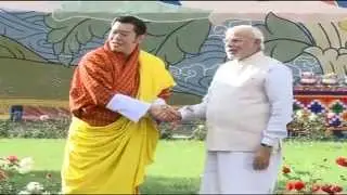 PM Narendra Modi meets His Majesty the King of Bhutan